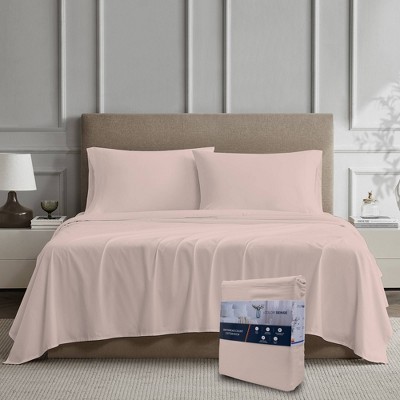 Blush Queen Cotton Percale Sheet Set for Kids