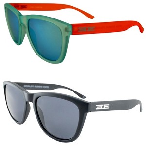 2 Pairs of Epoch Eyewear Vibe Sunglasses with Teal Mirror, Smoke Lenses - 1 of 4