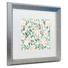 Trademark Fine Art - Rosana Laiz Blursbyai Miriam flowers in coral Matted Framed Art - 3 of 4