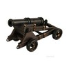 Cannon Sur Roues Grandeur Nature Model 11" – Handmade Iron By Old Modern Handicrafts - 4 of 4