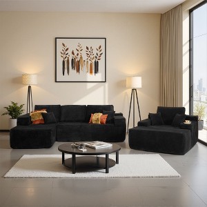 XIZZI Modular Sectional Sofa Couch, L/U-Shape Upholstered Couch, Modern Minimalist Couches for Living Room, Free Combination Deep Seat Corner Couch - 1 of 4