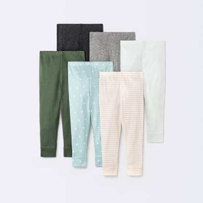Image of Baby 6pk Basics Pants - Cloud Island™ Gray Newborn