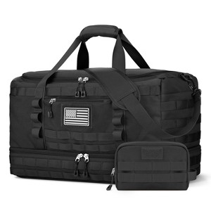Generic Travel Bag for Men Women, Gym Bag & Tactical Duffle Bags, Weekender Overnight Trip - 1 of 4