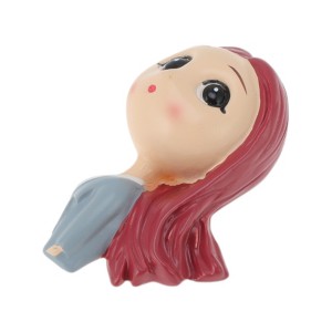 Unique Bargains Decorative Magnets Magnetic Fridge Sticker Irregular Shape Resin Lilac Beige 1Pc - 1 of 3