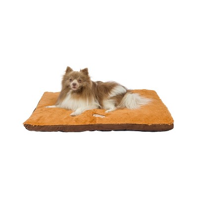Armarkat M05HKF/ZS Large Pet Bed Mat With Poly Fill Cushion In Earth Brown & Mocha