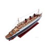 Old Modern Handicrafts Queen Mary Cruise Ship Model 40 Inch Handcrafted with Deck Details and Brass Fittings - 2 of 4