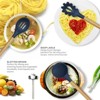 Itopfox Silicone Cooking Utensils Set - Heat Resistant Kitchen Utensils with Wooden Handles, BPA Free Gadgets for Non-Stick Cookware - 3 of 4