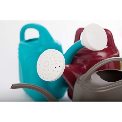 Earthy Yellow 2-Gallon Plastic Watering Can with Removable Nozzle