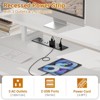 Aheaplus 59'' Computer Desk with 3 Drawers and Led Lights, Home Office Desk with File Drawer & Power Outlet - 4 of 4