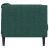 vidaXL upholstered Armchair - Dark Green Fabric Sofa Chair/Lounge Modern Seating for Living Room - 4 of 4