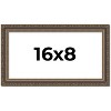 PosterPalooza | Panoramic Sculpted Silver Picture Frame - UV Acrylic, Foam Board Backing, Hanging Hardware - 2 of 4