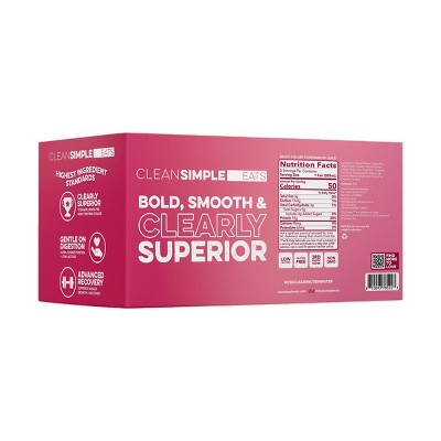 Clean Simple Eats Clear 10g Protein Water Raspberries & Cream - 8pk/12 fl oz Cans
