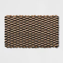 1'6"x2'6" Rope Braided Basket Weave Doormat - Threshold™