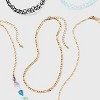 Girls' 5pk Rainbow Icons Necklace Set - art class™ - 3 of 4