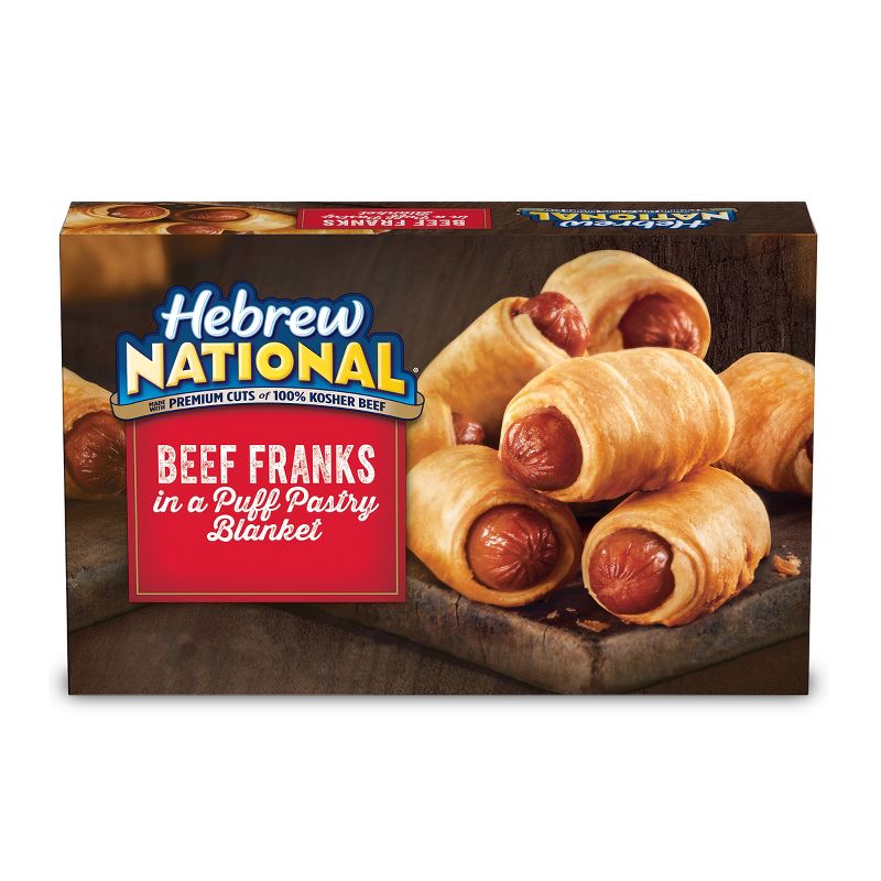 Hebrew National Frozen Beef Franks in a Blanket - 18.4oz/32ct, 1 of 5