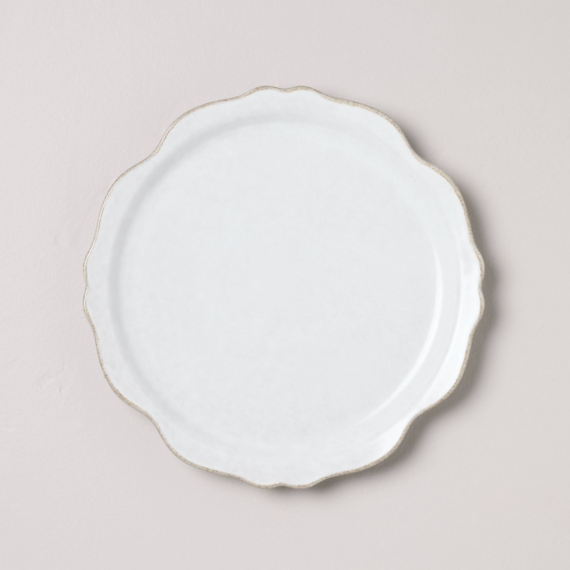 Carved Edge Dinner Plate Cream - Hearth & Hand™ with Magnolia