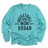 Simply Sage Market Basketball Mom Squad Garment Dyed Long Sleeve - L - Seafoam - 2 of 4