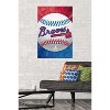 Trends International MLB Atlanta Braves - Logo 13 Unframed Wall Poster Prints - 2 of 4