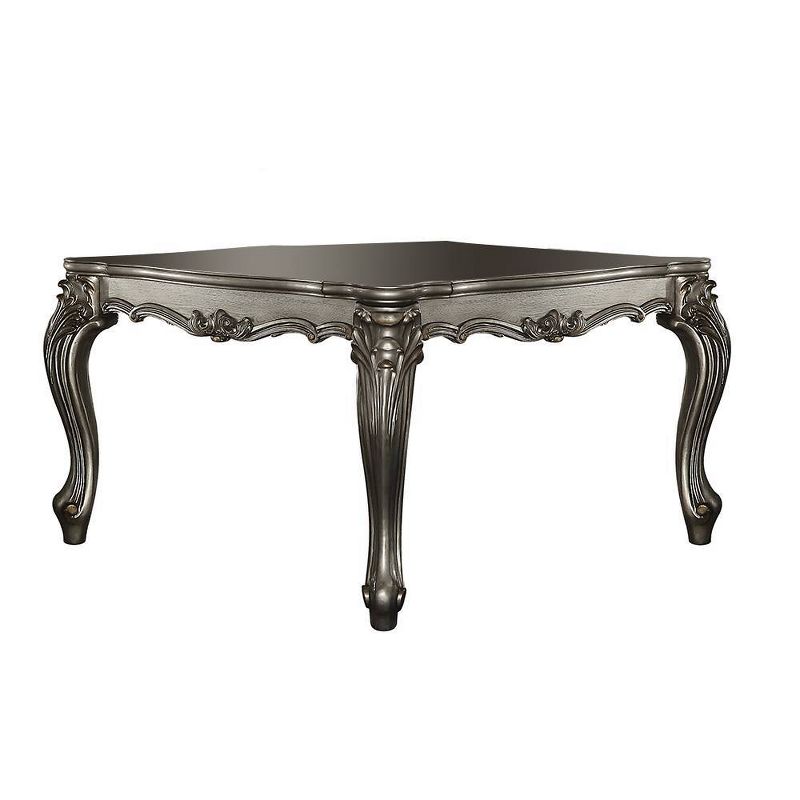 55&#34; Versailles Dining Table Antique Platinum - Acme Furniture, 3 of 6