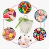 Unique Bargains Gift Boxes with Ribbons and Wood Rings 2.36"x2.36"x3.94" Green 20 Pcs - 4 of 4