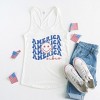 Simply Sage Market Women's America Vibes Stacked Racerback Graphic Tank - 3 of 3