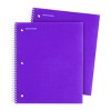 Mintra Office Durable Spiral Notebooks 3 Subject, 150 Sheets - 2 of 4