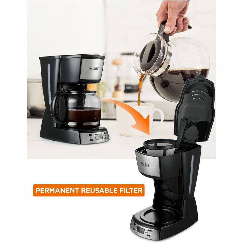 COMMERCIAL CHEF Cup Coffee Maker, 5 of 9