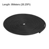 Unique Bargains Solid Foam Rubber Round Soundproof DIY Weather Seal Strip - 3 of 4