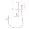 SEVOBAL Shower Faucets, Height-Adjustable Handheld Shower System with Slide Bar and Extended Hose for Versatile Bathroom, White, 30"*6.9"*4.6" - 3 of 4