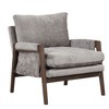 Sapphtopaz Accent Chair Rubberwood Frame Mid-Century Modern Lounge Chair Modern Living Room Chair Comfy Chair for Living Room - 2 of 4