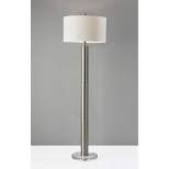Ezra Floor Lamp Silver - Adesso