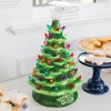 Best Choice Products 15in Pre-Lit Hand-Painted Ceramic Tabletop Christmas Tree w/ 64 Lights - Green - image 2 of 4