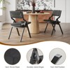 PAGED Wood Folding Dining Chairs Set of 2, Modern Portable Living Room Chair with Woven Seat and Webbing Back for Kitchen, Dining Room - 4 of 4