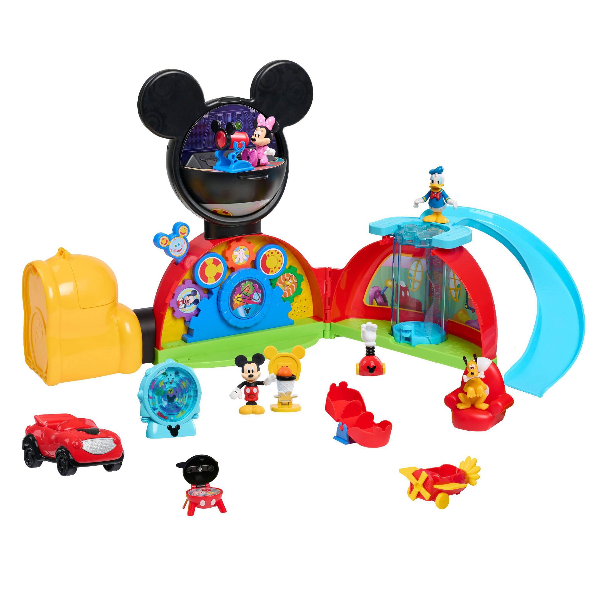Mickey Mouse Deluxe Clubhouse Doll Playset - 10pk