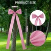 Large Satin Bow for Backdrop, 75"x18" Giant Bow Ribbon Tie for Themed Room Wall Decor Wedding Christmas Tree Decoration - 2 of 4