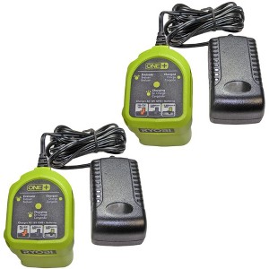 Ryobi 2 Pack of OEM Replacement 18 Volt Lithium Battery Chargers - 140106011-2PK - 1 of 1