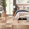 Machine Washable Living Room Rugs 8x10 Large Geometric Floor Cover with Non-Slip Backing, Stain-Resistant Low Pile Indoor Mat, Plaid Accent Rugs - 3 of 4