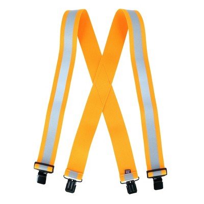 Perry Suspenders Men's Big & Tall Clip-End Reflective Safety Suspenders