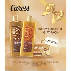 Caress Buttery Indulgence Body Wash & Beauty Bar Gift Set - 39 fl oz/3pk