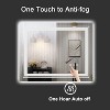 Vynxaria 24x32" Frameless LED Smart Bathroom Mirror - Dimmable & Anti-Fog - 4 of 4