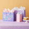 20ct Banded Tissue Pink/White/Light Blue - Spritz™ - 2 of 3