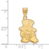 Black Bow Jewelry 14k Yellow Gold Wake Forest Demon Deacons NCAA Large Pendant - 2 of 3