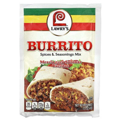 Lawrys, Spices & Seasonings Mix, Burrito , 1.5 oz