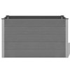 vidaXL Planter Slatted Design Outdoor Garden Raised Flower Herb Pot Display Box Stand Rack Flower Shelves 14.9" Wood - 4 of 4