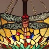 Chloe Lighting Lighting Empress Tiffany-Style Dark Bronze 2 Light Semi-Flush 16'' Wide, Multicolor (CH3T471GD16-UF2) - 3 of 4