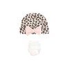 Hudson Baby Girls Thermal Preemie Layette Set 4pc Long Sleeve Outfit, Leopard, Preemie - image 3 of 4