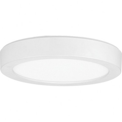 Progress Lighting, Edgelit, 1-light, Flush Mount, White, Polycarbonate ...