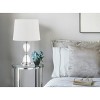 Cal Lighting Eden glass table lamp with taper drum hardback shade - 2 of 4
