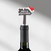 Unique Bargains Bottle Stoppers Christmas Road Sign Wine Aluminum Alloy TPR Resin 1 Pc - 2 of 3