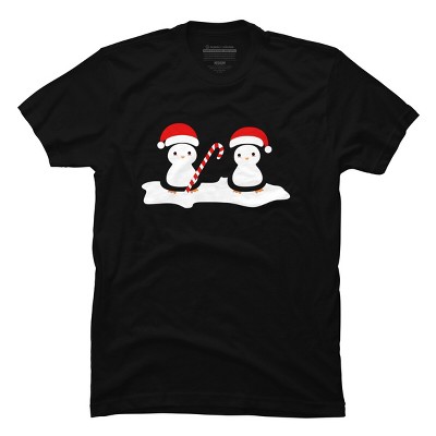Men's Design By Humans Christmas penguins are so cute By happinessinatee T-Shirt